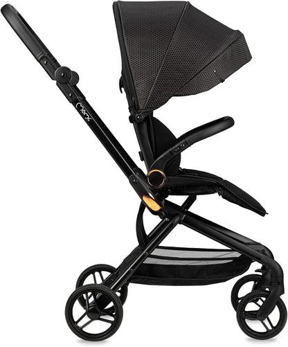 MoMi ADELLE kinderwagen voor kinderen vanaf 6 maanden (tot 22 kg), opvouwbare kinderwagen met 360° zitting en 5-punts veiligheidsgordel, boodschappenmand en draaggreep na het opvouwen