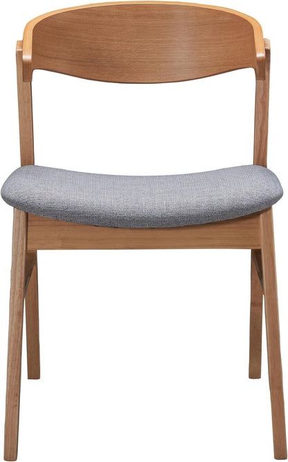 Selsey Panize Stoel, Engineered Wood, Natuurlijke Eiken, 50,5 cm Lengte