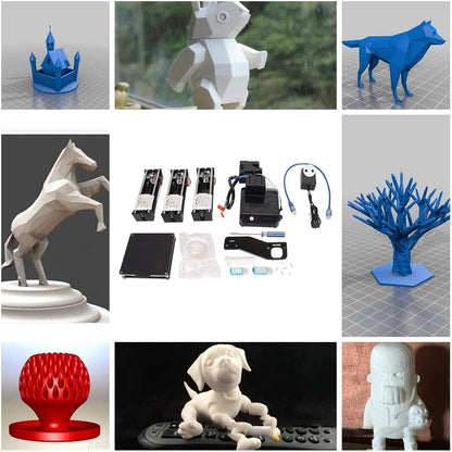 Mini 3D-printer – Compacte 3D-printer – Beginnersprinter – Desktop 3D-printer – FDM 3D-printer – Printvolume 10x10x10 cm – Ondersteuning PLA en TPU filament