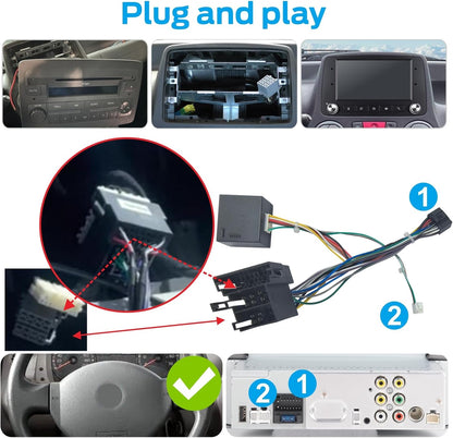 Autoradio – Auto Stereo – Multimedia Speler – Inbouw Radio – Navigatie Systeem – Snelle Opstart Linux Systeem – Draadloze CarPlay & Android Auto
