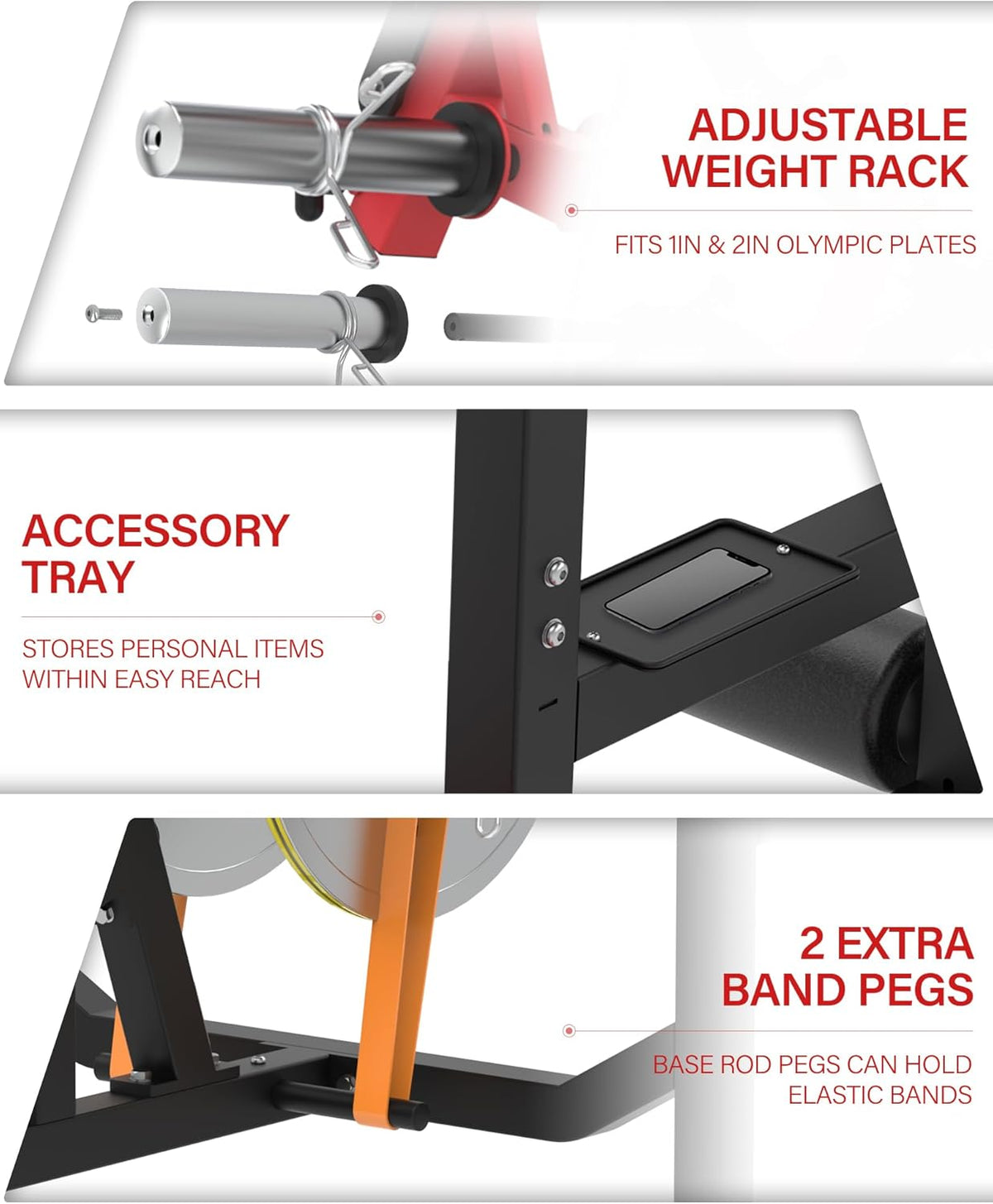 HVO Curlbank Biceps Machine Training Device: 3-in-1 Biceps Curl Bench Biceps Machine for Home Preacher Curl Bench Arm Trainer Machine up to 300kg Red - QUORE