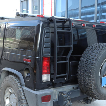 PIUGILH Auto Aluminium Roof Rack Ladder, achterruit Ladder voor kreeft H2 2003-2009 Exterior Accessories