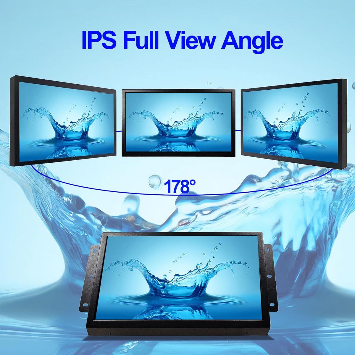 Touchscreen Monitor – Touchscreen Scherm – Interactief Display – Capacitive Touchscreen – Portable Monitor – 13,3 Inch FHD – Metaal Behuizing Met Speakers