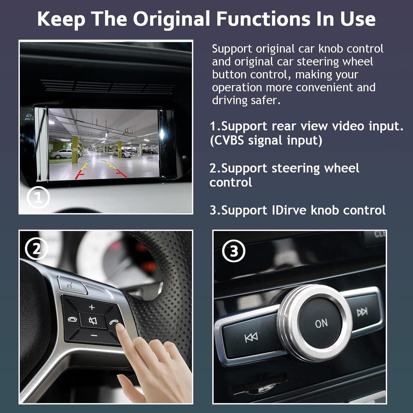 Draadloze Carplay Adapter – Carplay Dongle – Bluetooth Interface – Handsfree Module – Spiegel Link Apparaat – Compatibel Met Mercedes NTG4.5 – Siri Spraakbesturing – Plug & Play USB Aansluiting