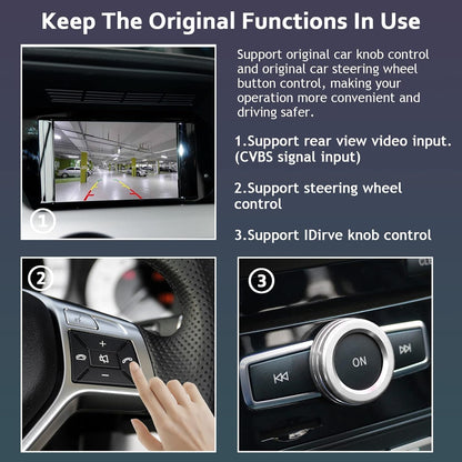 Draadloze Carplay Adapter – Carplay Dongle – Bluetooth Interface – Handsfree Module – Spiegel Link Apparaat – Compatibel Met Mercedes NTG4.5 – Siri Spraakbesturing – Plug & Play USB Aansluiting