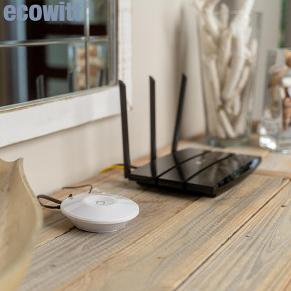 ECOWITT Weerstations Array, 7-in-1 draadloos weerstation met buitensensor WS69, met 3-in-1 wifi/bekabelde hub-gateway GW2000, nauwkeurige weersvoorspellingsgegevens voor huis tuin 868 MHz