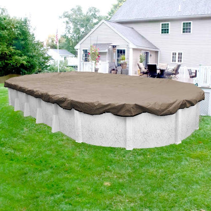 Robelle 321218-4 Dura-Guard winterafdekking voor zwembaden van 30,5 x 4,5 m, ovaal oppervlak