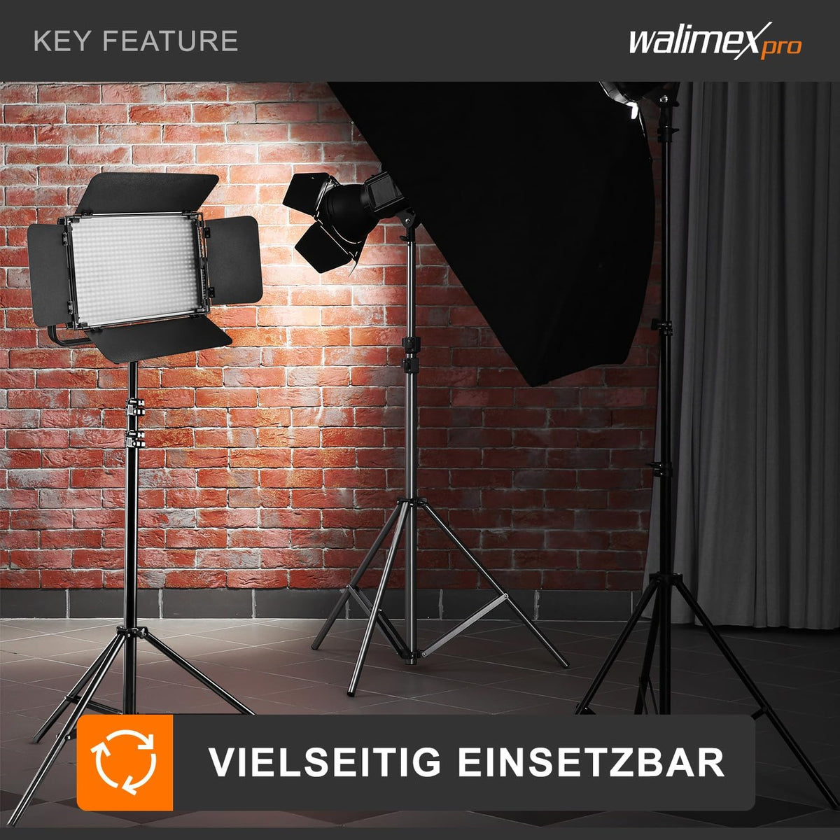 Dimbare LED-Paneellamp – Videolamp – Fotolamp – Studiolamp – Streamverlichting – Bi-Color Met Batterijsleuven – 36 W, 4200 Lumen – 3200-5600 K, CRI ≥97