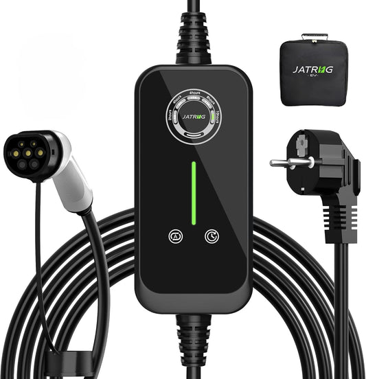 EV Charger 7m 3.6KW-1.5KW 16A | 13a | 10a | 8a Type 2 Laadstation Current Elektrische elektrische elektrische drager Single-vormige oplader