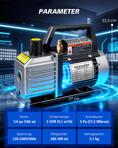 INCENDIOS vacuum pump 3fm - QUORE