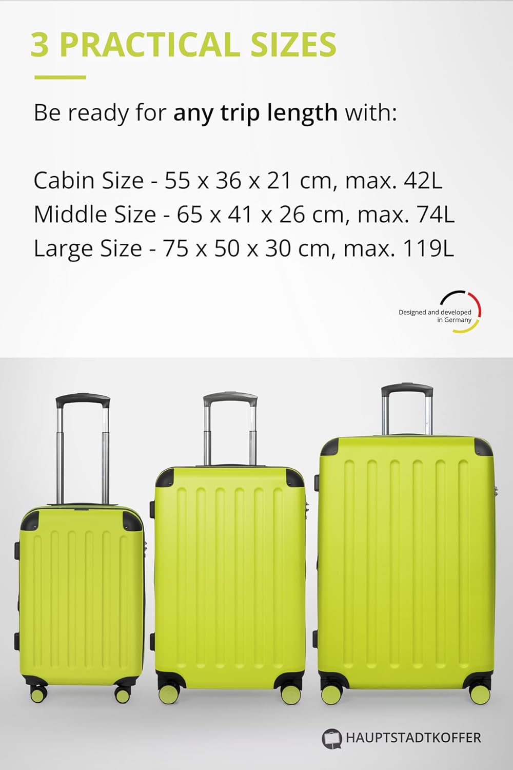 Hoofdstadtkoffer Spree koffer, 75 centimeter