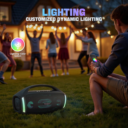 Draagbare Bluetooth Speaker – Party Speaker – Feestspeaker – Karaoke Speaker – Boombox – 200W Vermogen – IP67 Water- En Stofbestendig
