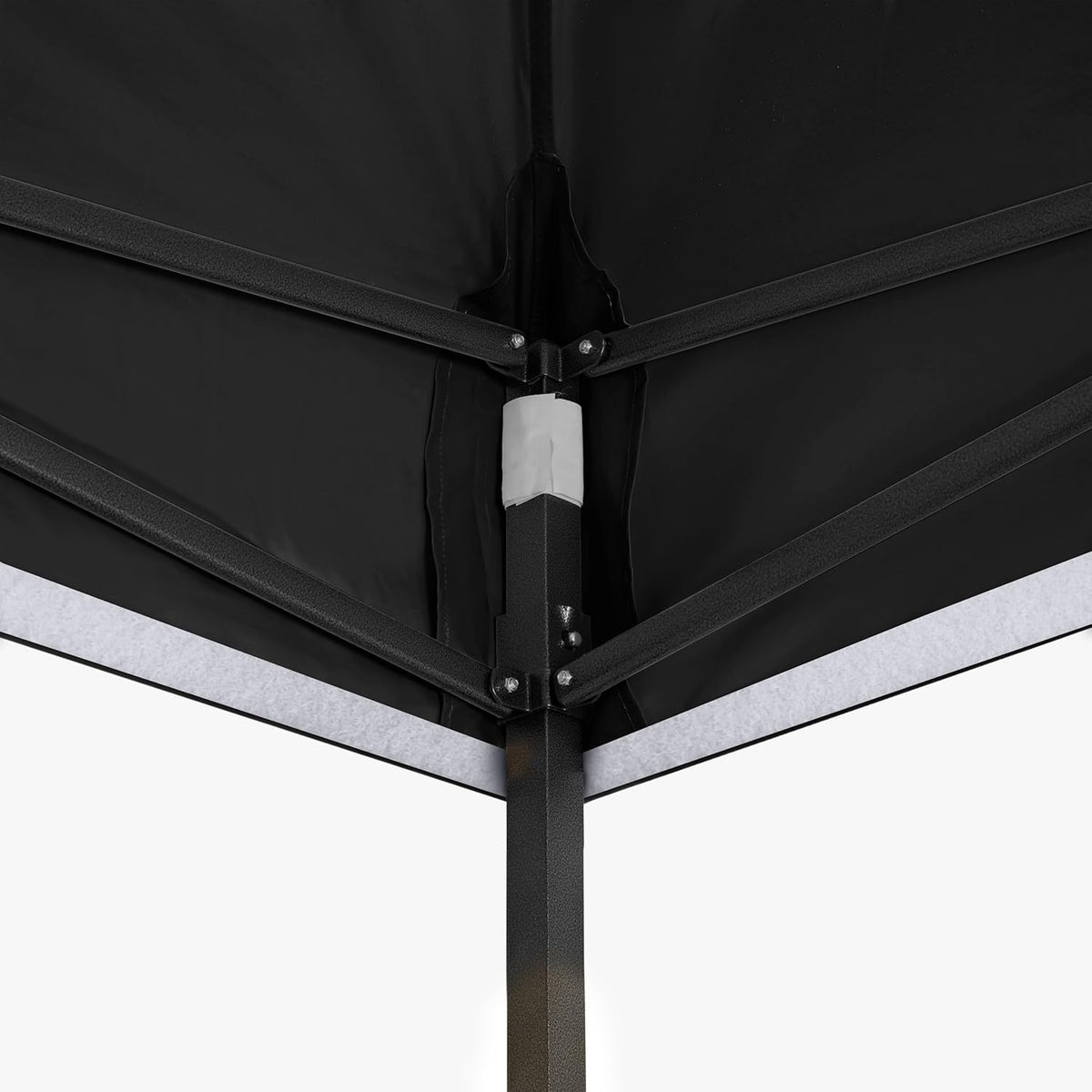 All Seasons Gazebos Robuust vouwpaviljoen, volledig waterdicht, met 4 zijwanden en accessoireset, zwart, 3 x 3 m