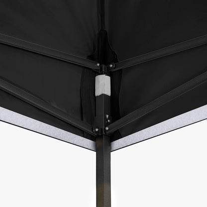 All Seasons Gazebos 3x3m Heavy Duty Volledig Waterdicht Pop Up Gazebo Met Accessoireset - Zwart