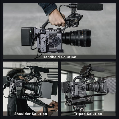 SMALLRIG FX6 Cage Kit voor Sony FX6, compacte FX6 Cage met V-Mount Batterij Plaat voor Statief/Handheld/Schouder Opnamen - 4124