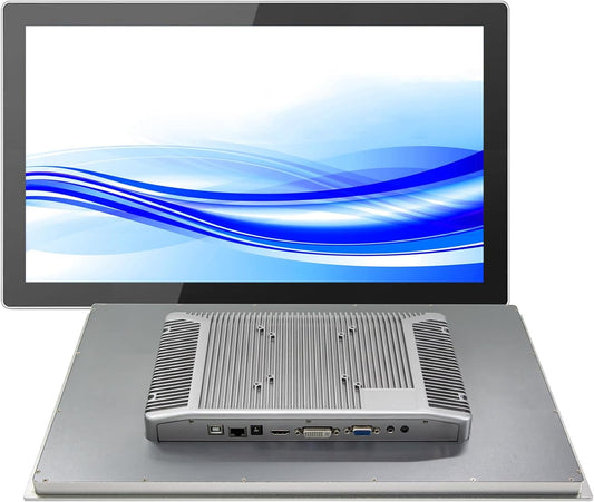 GrenTouch 21,5 inch LCD-monitor met 10-punts touchscreen en aluminium behuizing. Geïntegreerde touchscreen-monitor voor industrie, geneeskunde en detailhandel.