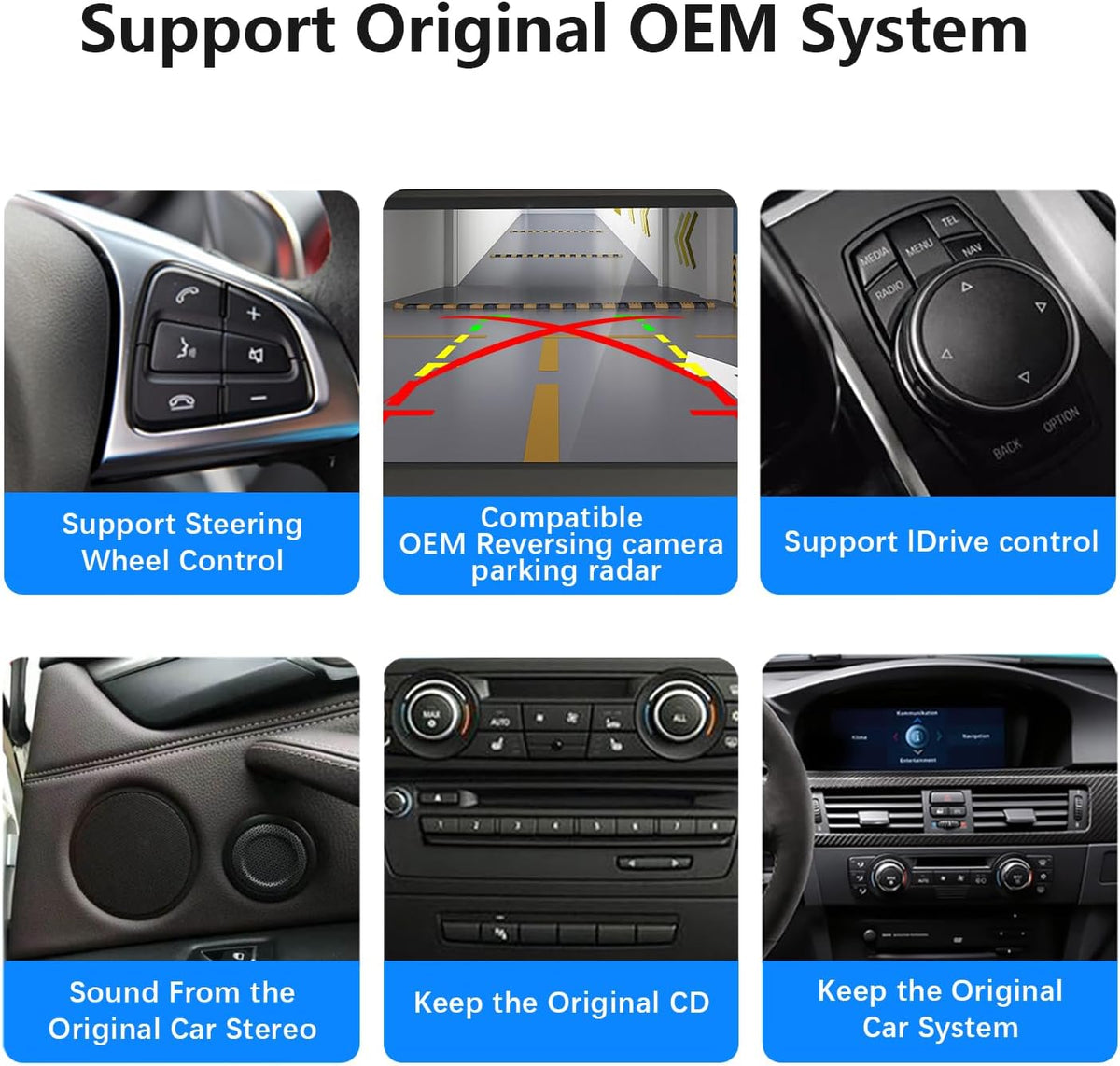 8,9 Zoll CarPlay für BMW 3 5 Serie E60 E61 E63 E64 E90 E91 E92 E93 CCC 2005-2008 Andriod Auto Radio Upgrade Touchscreen Auto Stereo Multimedia Player iDrive Dsp Linux System