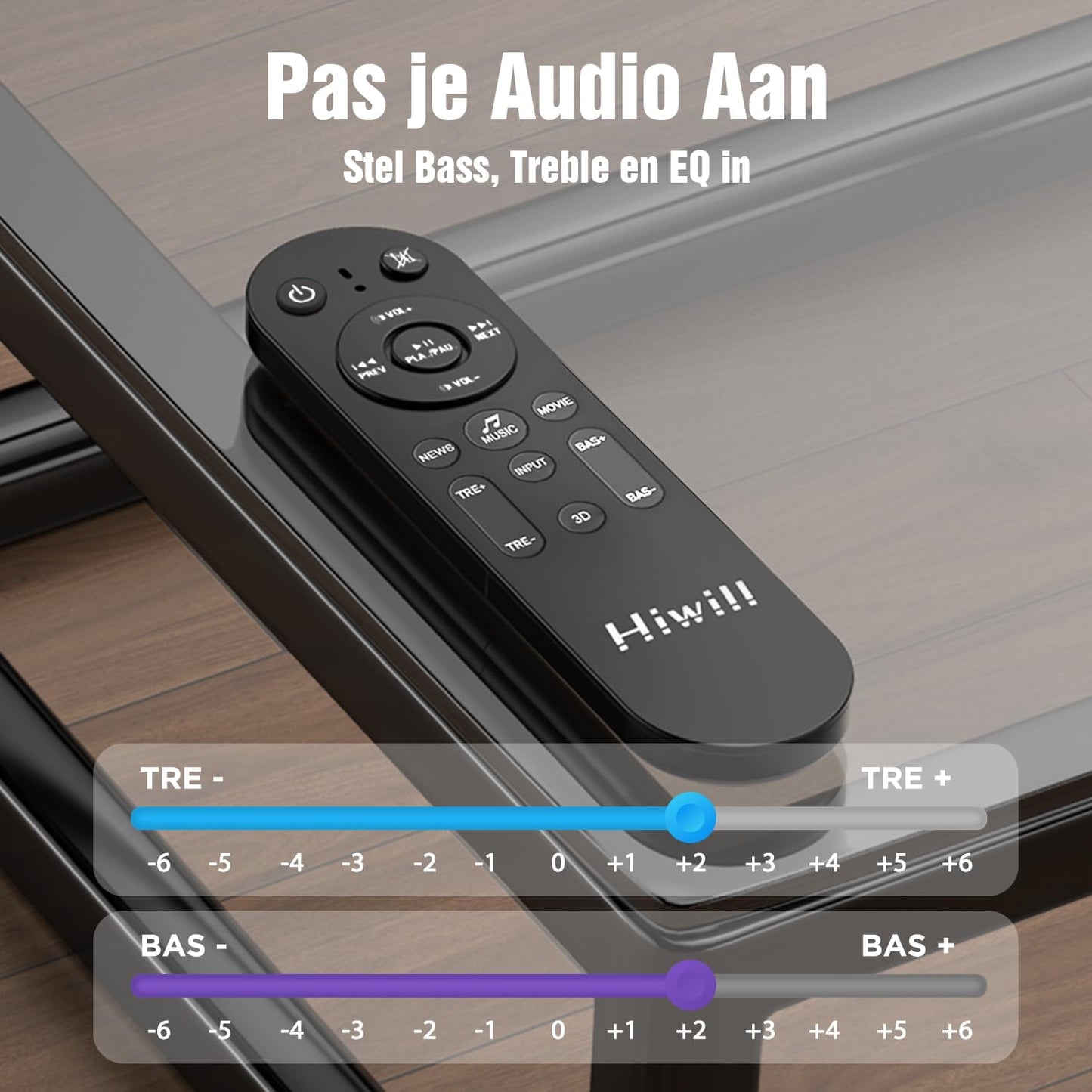 Dolby Atmos Soundbar – Home Cinema Speaker – TV Geluidsbalk – Surround Sound Bar – Bluetooth Soundbar – 3.1.2 Kanaals – 5,25" Subwoofer – 400W Krachtig Geluid
