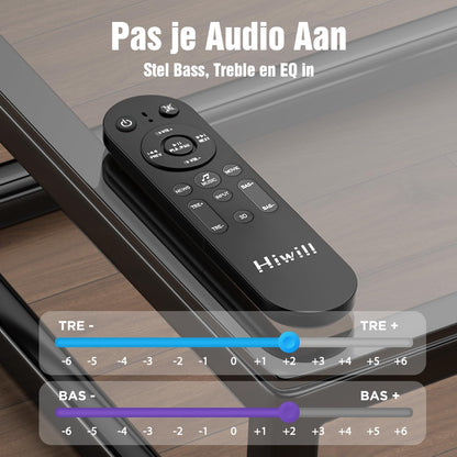 Dolby Atmos Soundbar – Home Cinema Speaker – TV Geluidsbalk – Surround Sound Bar – Bluetooth Soundbar – 3.1.2 Kanaals – 5,25" Subwoofer – 400W Krachtig Geluid