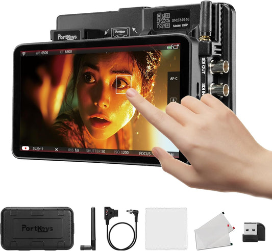 Cameramonitor – Veldmonitor – Cameraveldmonitor – Monitor Voor Camera – Camera Control Monitor – 7 Inch Touchscreen – 1000 Nits Daglichtleesbaar