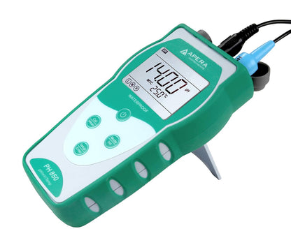 Apera Instruments PH850-DP Draagbare pH-meter voor melkproducten (melk, room, yoghurt) en vloeibare levensmiddelen, uitgerust met LabSen 823 elektrode (pH-meetbereik: 0 tot 14,00)
