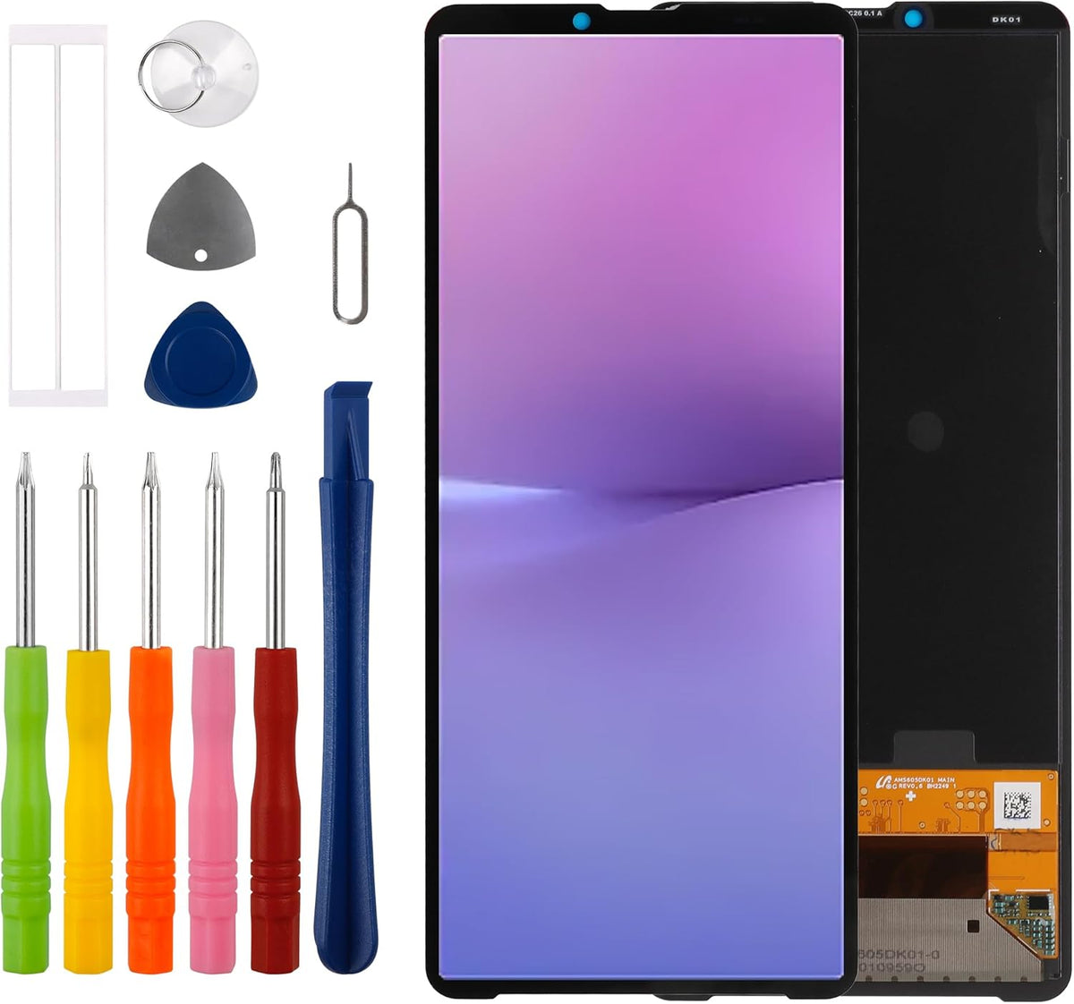 Duotipa Nieuw 6.1" OLED-display compatibel met Sony Xperia 10 V XQ-DC72, XQ-DC54 LCD-scherm touchscreen digitizer montage met reparatie tools kit