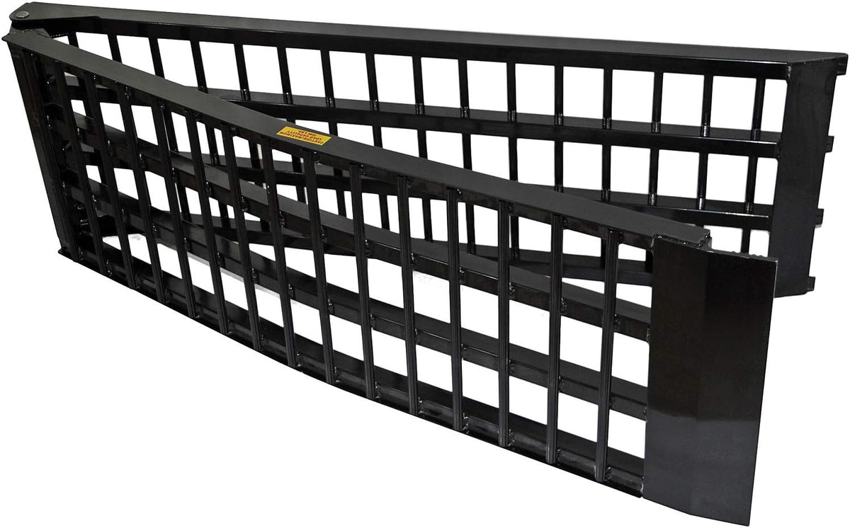 2x oprijplaten aluminium - 274 cm 680 kg - oprijplaat motoroprijplaat oprijsteun opvouwbaar