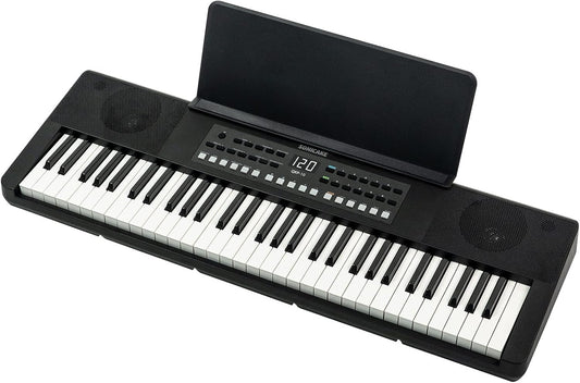 Keyboard 61 Toetsen Draagbaar – Piano – Muziekkeyboard – Digitale Piano – Toetsenbord – Bluetooth En Hoofdtelefoonaansluiting – 300 Tonen En 300 Ritmes