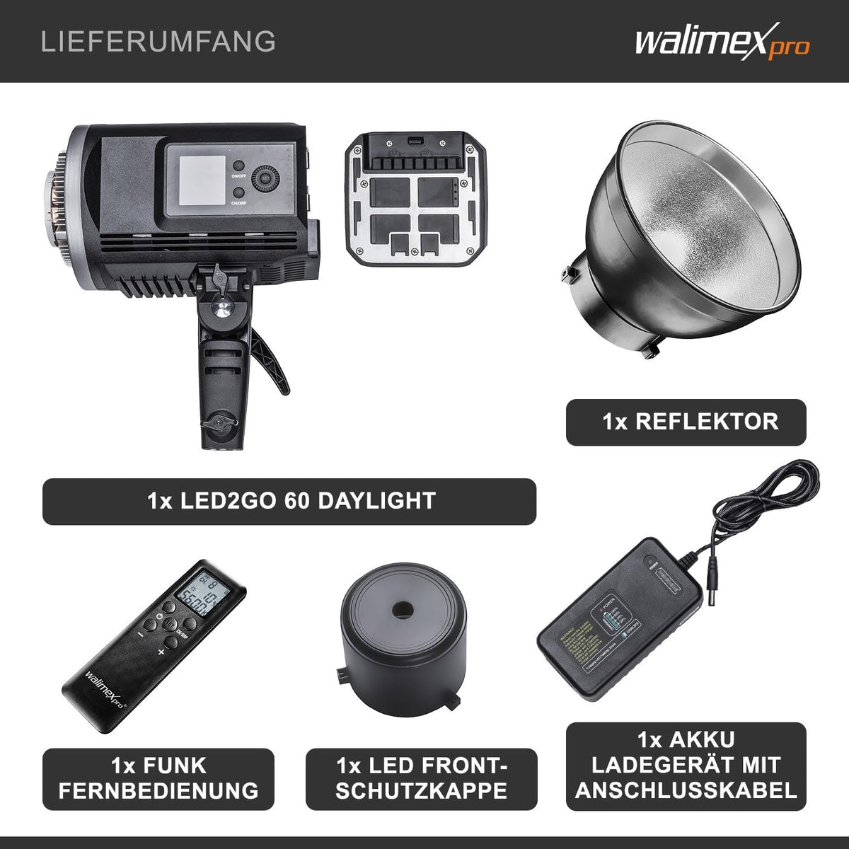 Walimex Pro LED2Go 60 Daylight