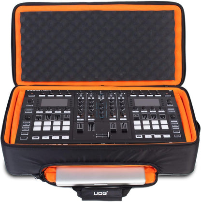 UDG Ultimate Midi Controller Backpack Large Black/Orange inside MKII U9104BL/OR