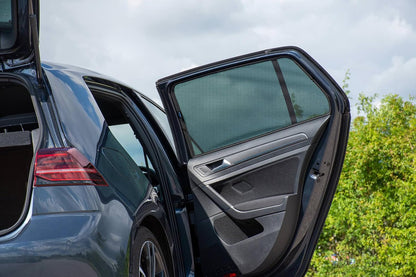Set Car Shades compatibel met Volkswagen Golf VII 5 deurs 2013-2020 (4-delig) Pasklare Auto Zonwering