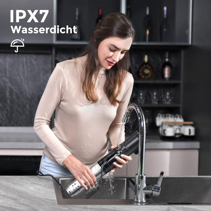 KitchenBoss Sous Vide Garer Stick WLAN: G330 Wifi precisiekooktoestel, nauwkeurige temperatuurinstelling tot 90 graden Celsius, IPX7 waterdicht, TFT, onderdompeling 360 graden circulatie met timer