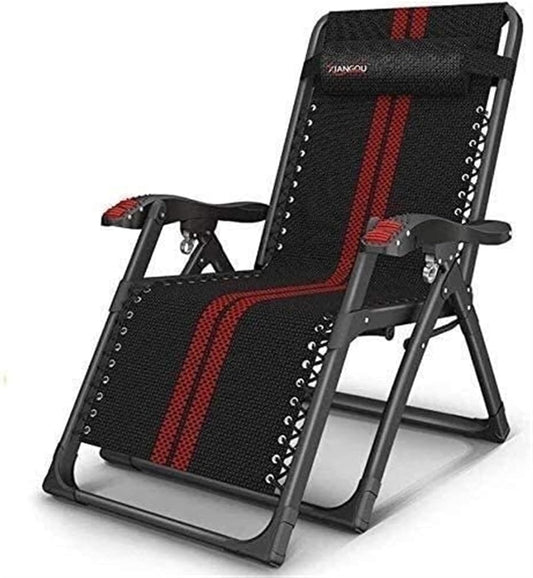 Folding Chair Sun Loungers Recliner Outdoor Chair,Garden Rocking Chair Relaxing Chair,Deck Chair,Cushion Covers Armchair - QUORE