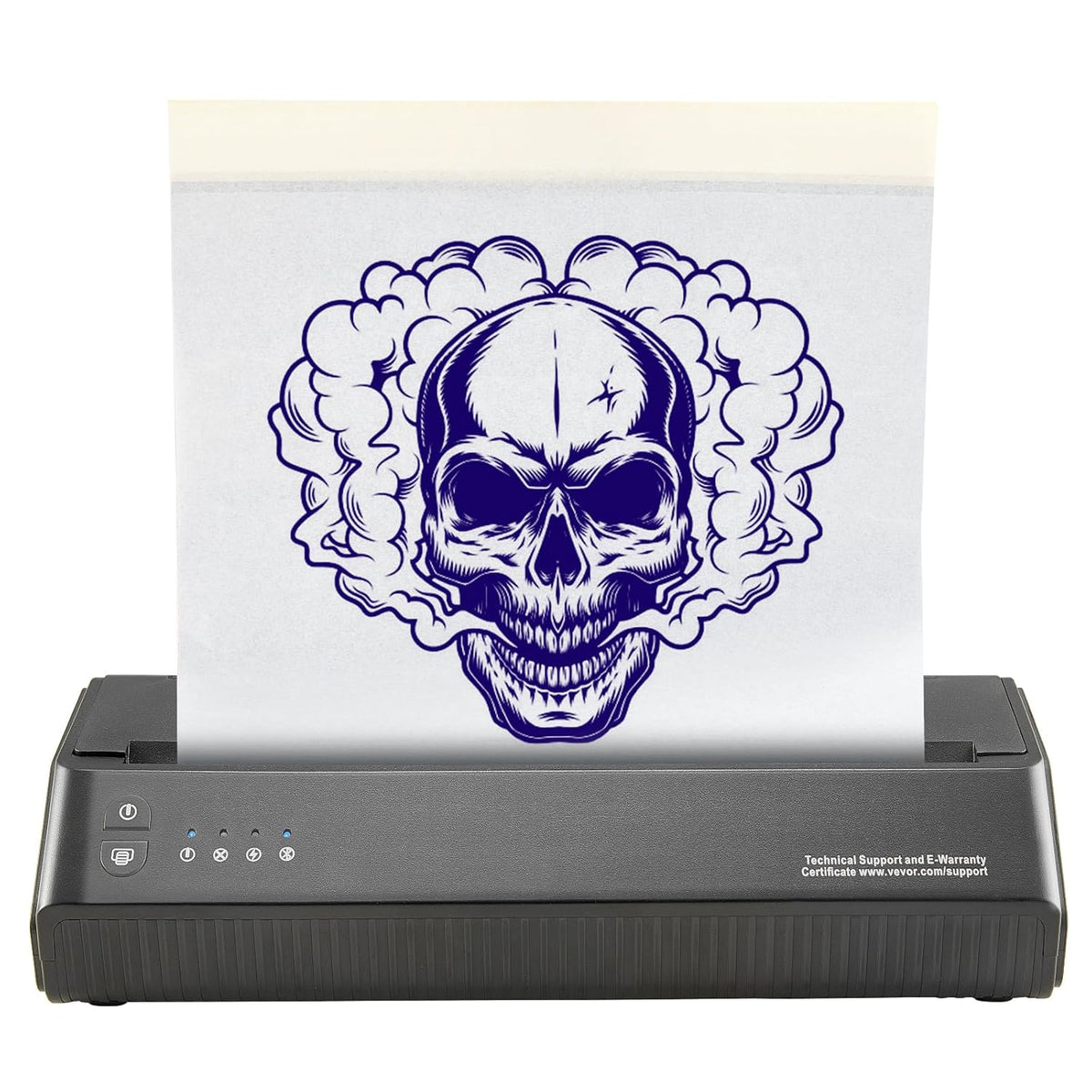 Tattoo Stencil Printer – Tattoo Printer – Tattoo Transferprinter – Tattoo Sjabloonprinter – Draadloze Tattoo Printer – Thermisch Printen Zonder Inkt – 2500mAh Draagbare Batterij