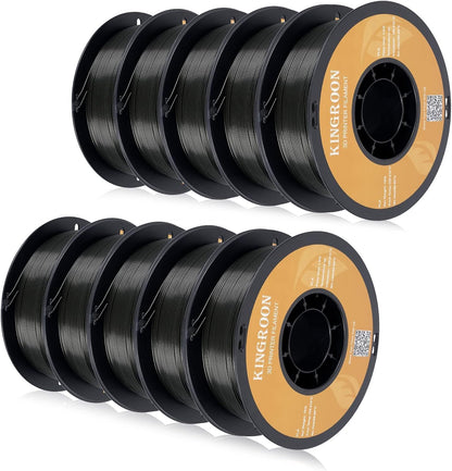PLA Filament Bundel – 3D Printer Filament – 3D Print Draad – 3D Printer Draad – PLA 3D Filament – 10 kg Veelkleurig – Nauwkeurige Diameter ±0,03 mm – Vacuümverpakte Spoelen