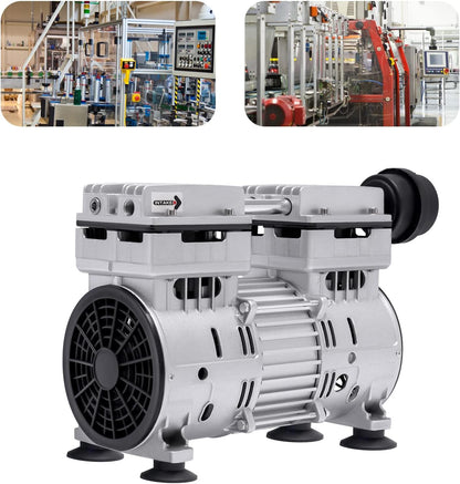 Vacuümpomp – Olievrije Pomp – Industriële Vacuüm Pomp – Laboratorium Pomp – Automatisering Pomp – Krachtige Koperen Motor – Stil & Duurzaam Aluminium