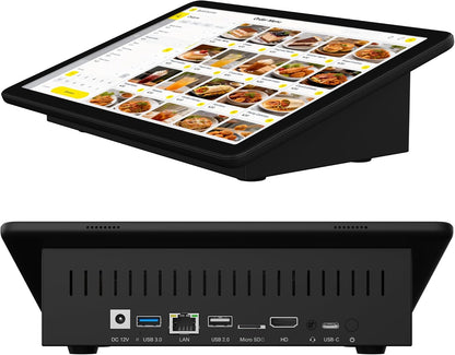 Industriële mini-pc, rugged fanless touchscreen-computer, 10,1 inch Android 12 All-in-One, 4GB RAM, HDMI, Machine Control, voor Digital Signage, Factory Control, Kiosk & Retail display RK3399