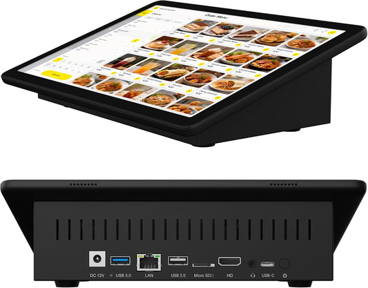 Industriële mini-pc, rugged fanless touchscreen-computer, 10,1 inch Android 12 All-in-One, 4GB RAM, HDMI, Machine Control, voor Digital Signage, Factory Control, Kiosk & Retail display RK3399