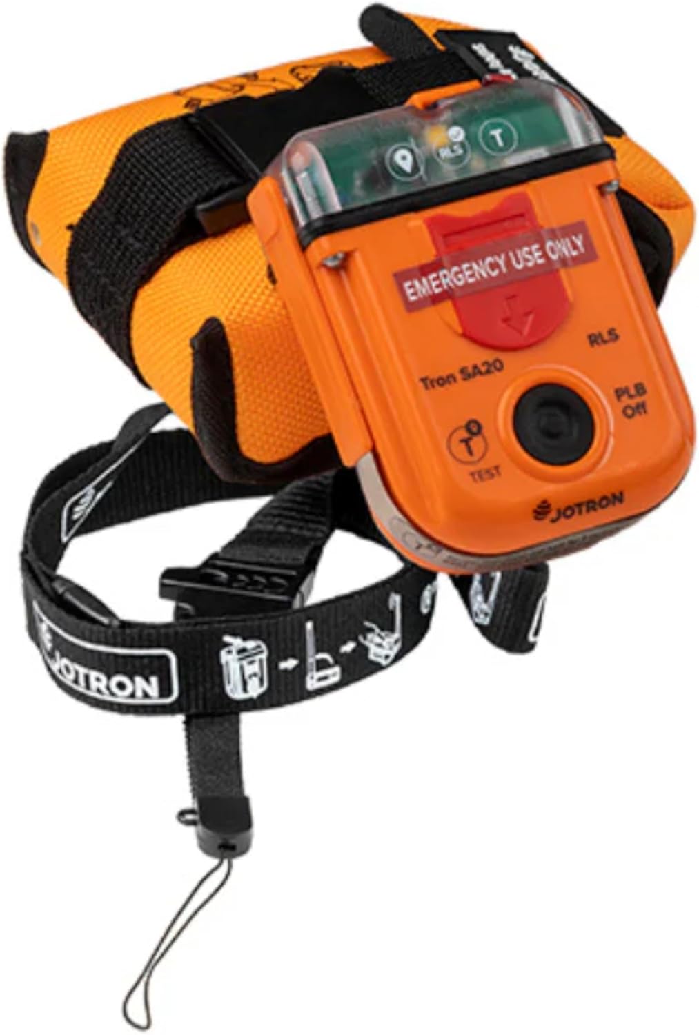 Jotron Tron SA20 PLB Persoonlijke locatiebaken | compact en licht | GPS en Galileo GNSS | 406 MHz noodsignaal | waterdicht | SOLAS goedgekeurd | geprogrammeerd voor Britse registratie