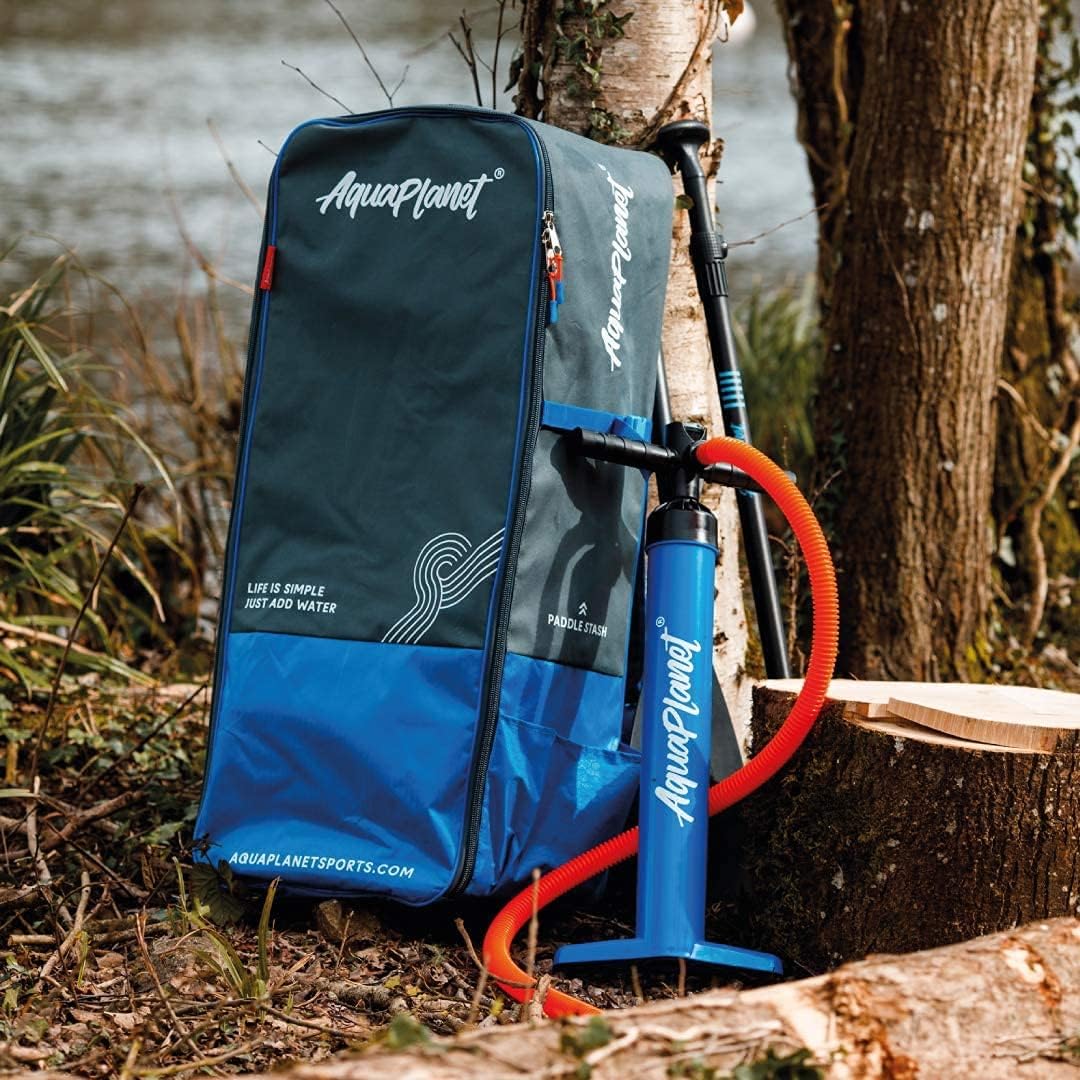 AQUAPLANET Pace Opblaasbare stand-up paddleboardset, 325 cm, ideaal voor SUP-beginners en experts, bevat vin, peddel, pomp, reparatieset, rugzak, lijn, droogzak, draagriem