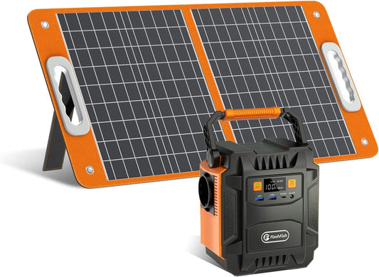 Powerstation – Draagbare Generator – Zonne-Accu – Mobiele Energiebron – Noodstroomvoorziening – 48.000mAh Capaciteit – Inklapbaar 60W Zonnepaneel