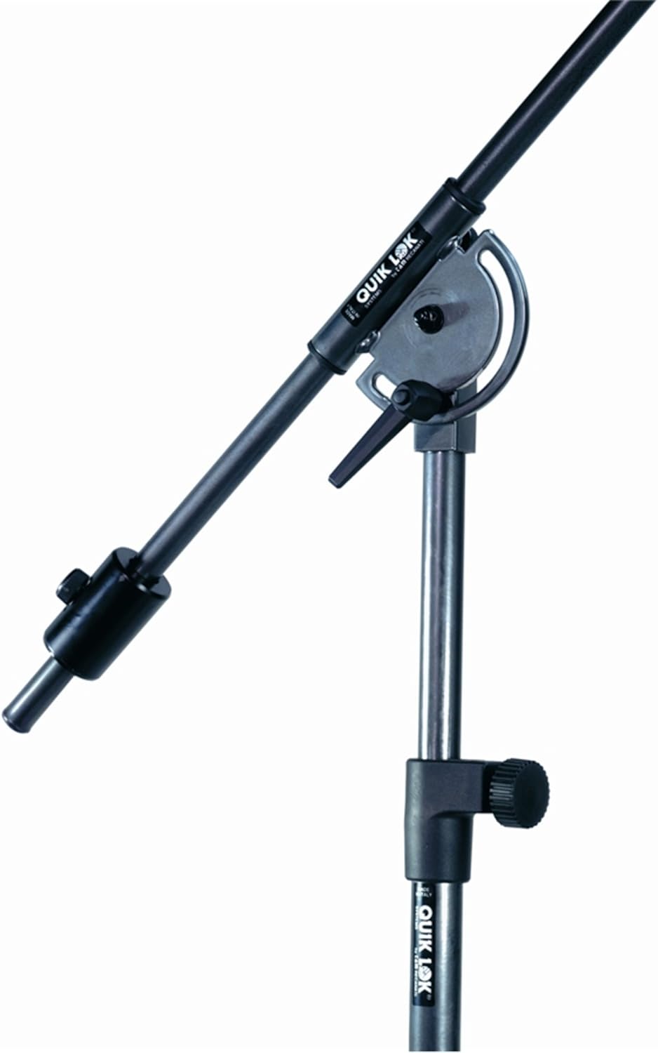 Microfoonstandaard Zwart – Microfoonstatief – Microfoonhouder – Microfoonarm – Microfoonboom – Telescopische arm – Driepoot met wielen