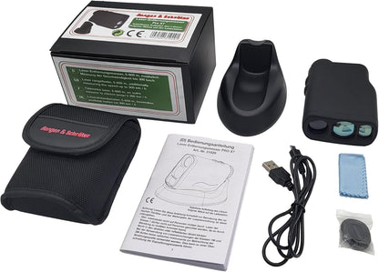Laserafstandsmeter PRO X7 incl. inductief laadstation, jacht, golf, ranvinder tot 1000 m, snelheidsmeting