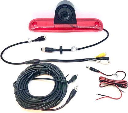 Dolphin Automotive Hoogwaardige OEM-stijl remlicht achteruitrijcamera voor Opel / Vauxhall Movano vanaf 2022 (camera met 7 inch spiegelmonitor)