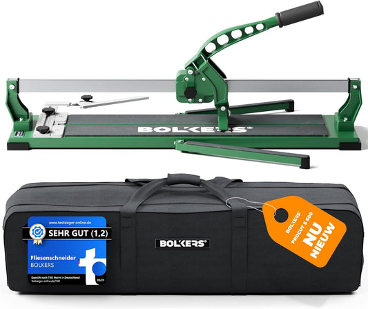ProCut S 600 tegelsnijder - tegelsnijder met 600mm snijlengte - precieze sneden dankzij hardmetalen snijwiel met kogellager - tegelsnijmachine met magnetische breekstempel