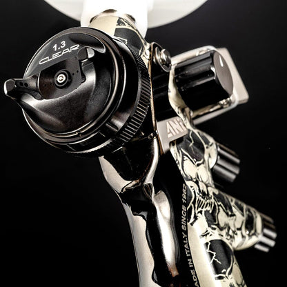 Air Pressure Spray Gun – Verfspuit – Spuitpistool – Lakspuit – HVLP Spuit – 1.3 mm Nozzle – Transparante Luchtkap – Verstelbare Spuitmodi