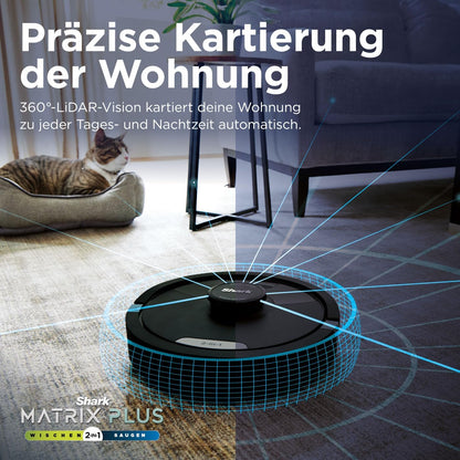 Robotstofzuiger – Robotveger – Dweilrobot – Zelfreinigende Stofzuiger – Automatische Afzuiging – 3D LiDAR Navigatie – Sonisch Dweilsysteem 100x/min