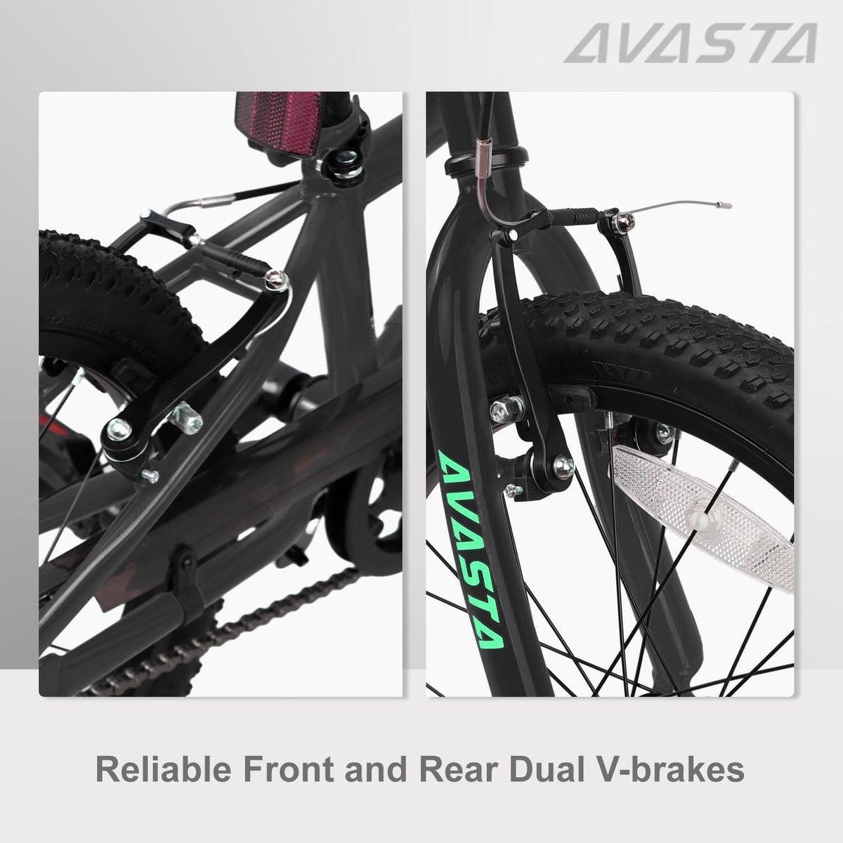 AVASTA 20 inch fiets BAG1006YS20bk
