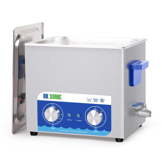 Tafelblad Ultrasone reiniger 10L Roestvrij staal Ultrasone reiniger Ultrasone reiniger voor sieraden Brillen Messen Prothesen Kettingen Injector Ring Ketting Horloges Scheermessen Oorbellen Bril ...