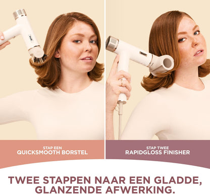 Föhn – Haardroger – Haarstyler – Stylingset – Föhnborstel – Voor glad en golvend haar – Sneldrogend – Coanda-technologie